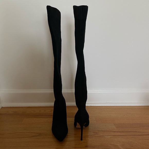 Knee High Black Boots - Picture 2 of 8